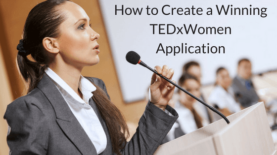 speak at TEDxWomen
