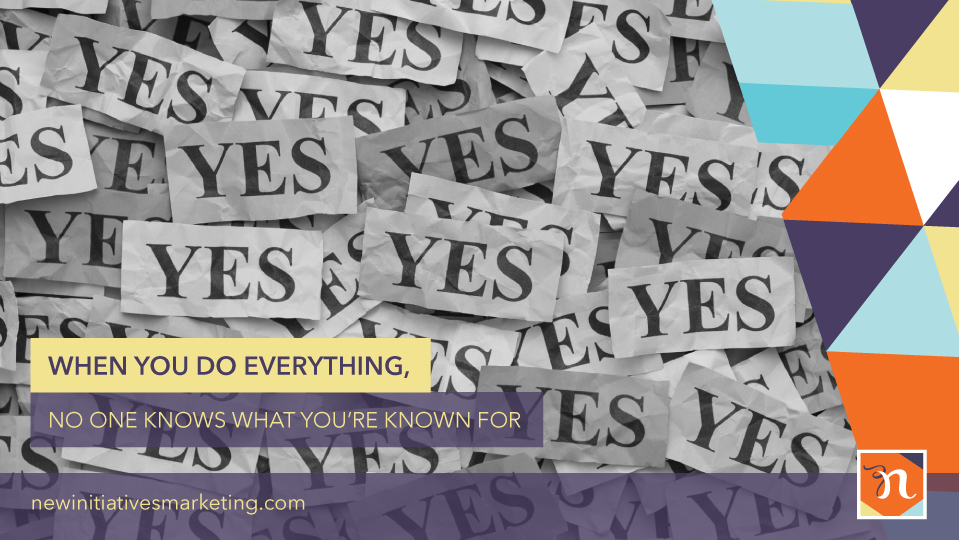 When You Do Everything, No One Knows What You're Known For